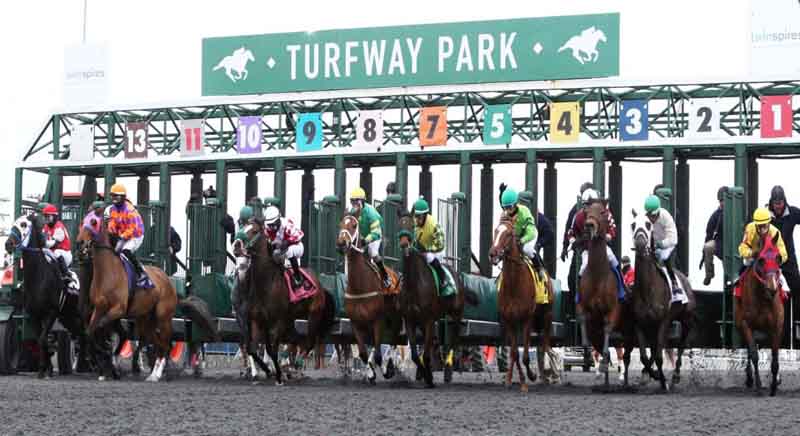 Horse Racing at Turfway Park in Florence, KY