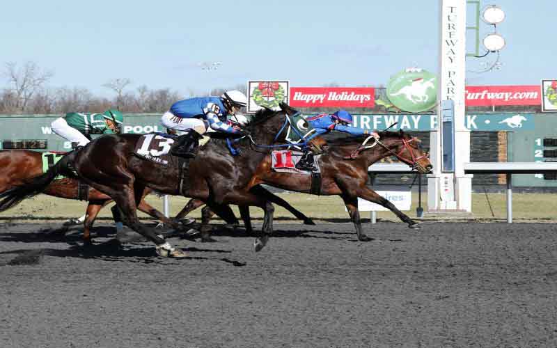 Results at Turfway Park in Florence, KY