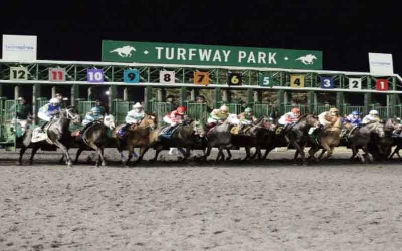 Horse Racing at Turfway Park in Florence, KY