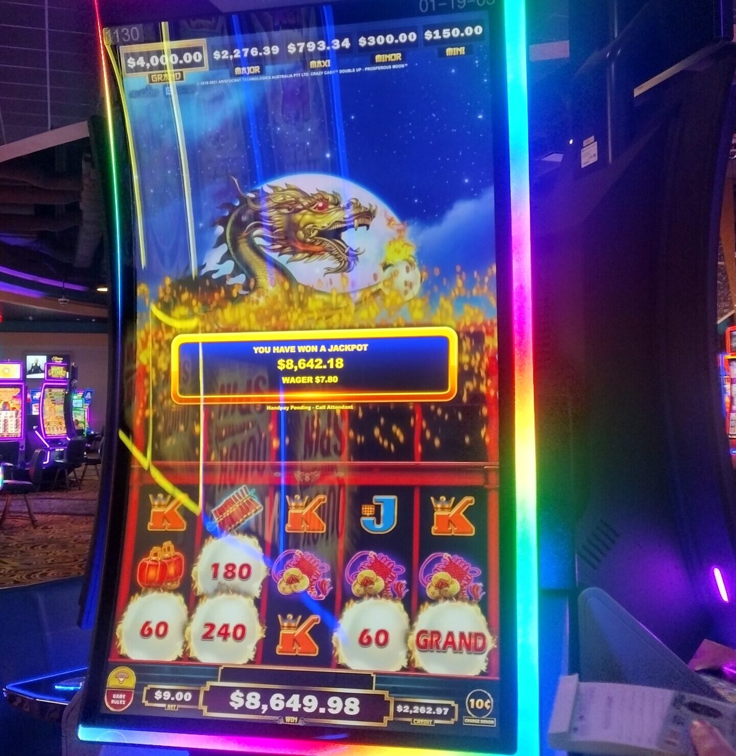 TUG Jackpot April 25
