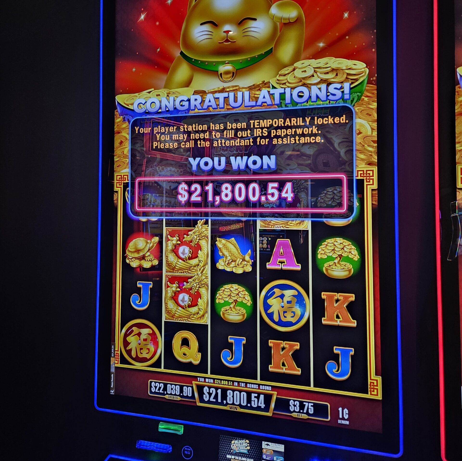 tug jackpot july 1
