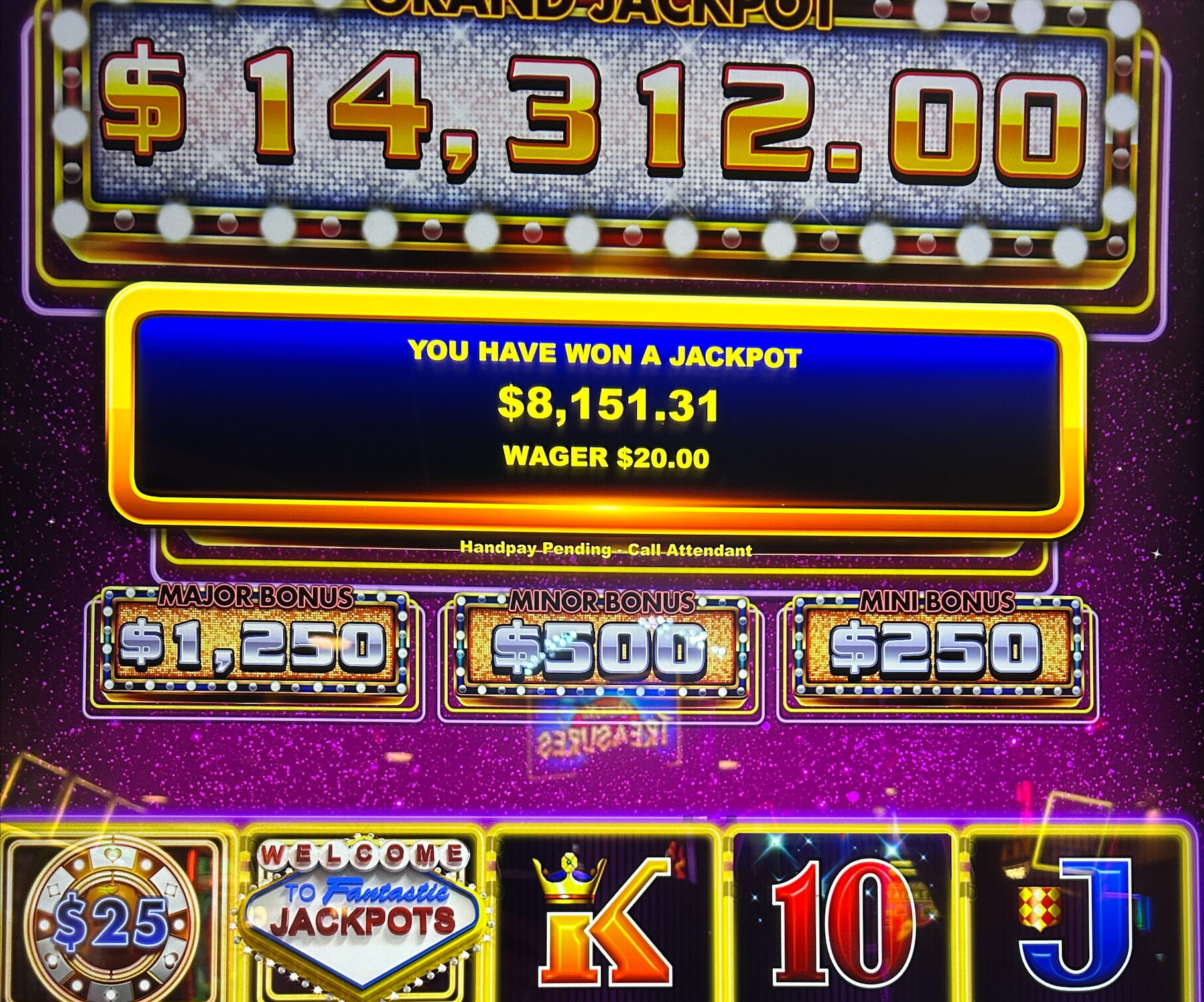 TUG Jackpot August 22